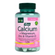 Holland & Barrett Vegan Calcium Magnesium Vitamin D & Zinc 120 Tablets